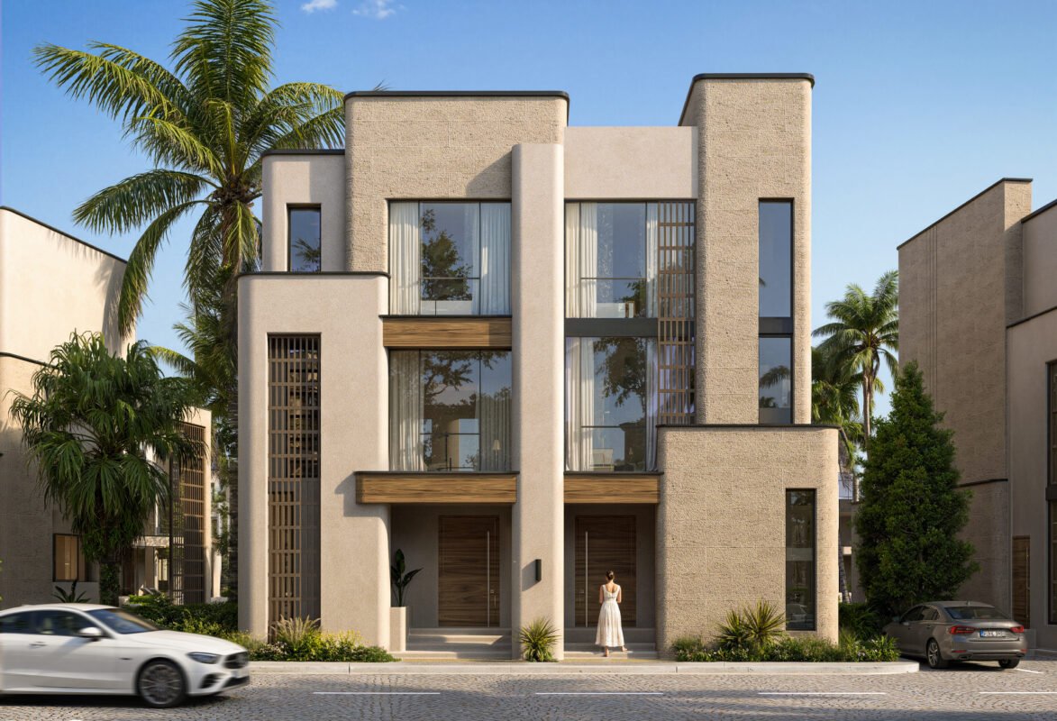 Twin Villa Front Facade